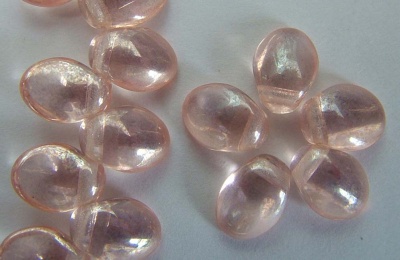 Petal Pink Rosaline Shimmer  70100-14400 Czech Glass Bead x 50